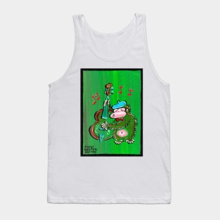 Upright Bass Player Ape 021 Tank Top